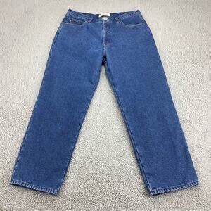 L.L.Bean Double L Men's Relaxed Fit Straight Leg Flannel-Lined Jeans - Size: 38